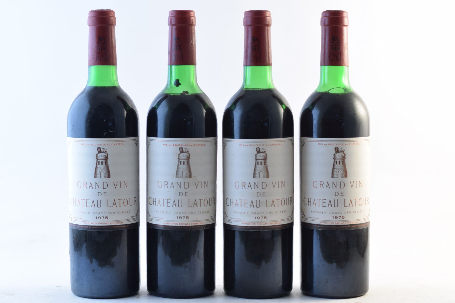 Ch&#226;teau Latour 1975, Pauillac 1er Grand Cru Class&#233; (5) Ch&#226;teau Mouton Rothschild ...