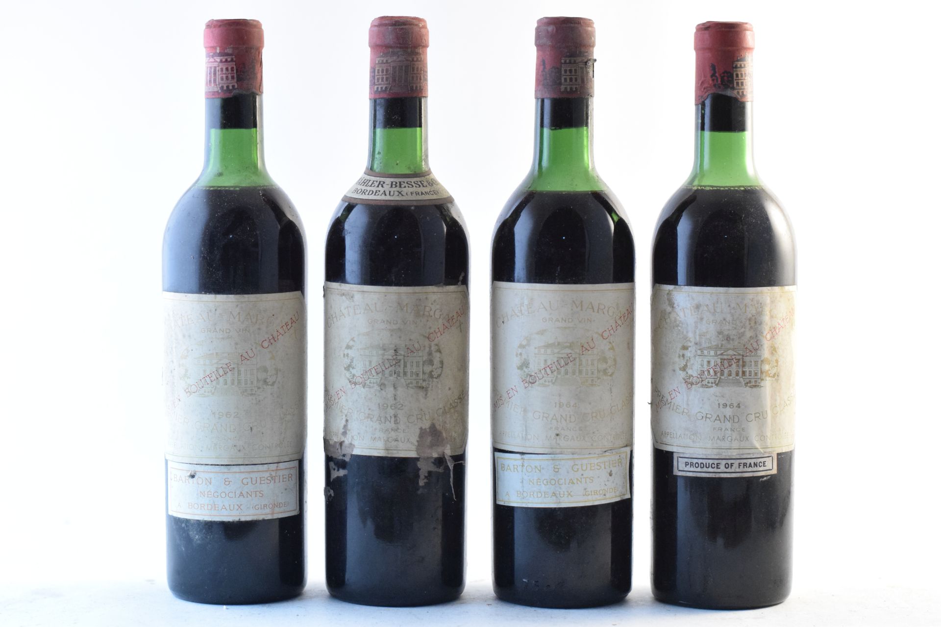 Ch&#226;teau Margaux 1962 (2) Ch&#226;teau Margaux 1964, Margaux 1er Grand Cru Class&#233; (2)