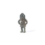 A RARE BRONZE FIGURE OF A SHAMAN Zhou Dynasty (2)