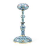 A CLOISONN&#201; ENAMEL AND GILT-BRONZE HAT-STAND Qianlong