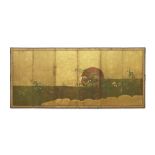 ANONYMOUS Sunset over Musashi Plain, Momoyama (1573-1615) or Edo (1615-1868) Period, 17th century