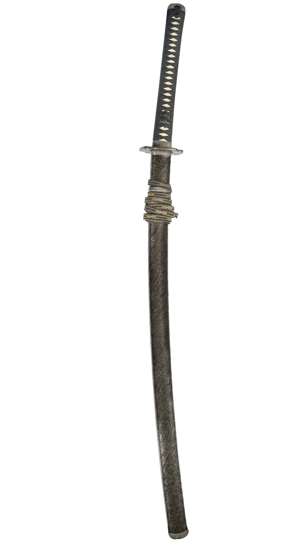 A KATANA (LONG SWORD) WITH LACQUER MOUNTS By Shoji Yamon Naokatsu (active 1864-1868), late Edo Pe...