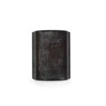 A yamimaki-e (black-on-black) lacquer four-case inro By a member of the Kajikawa family, Edo peri...