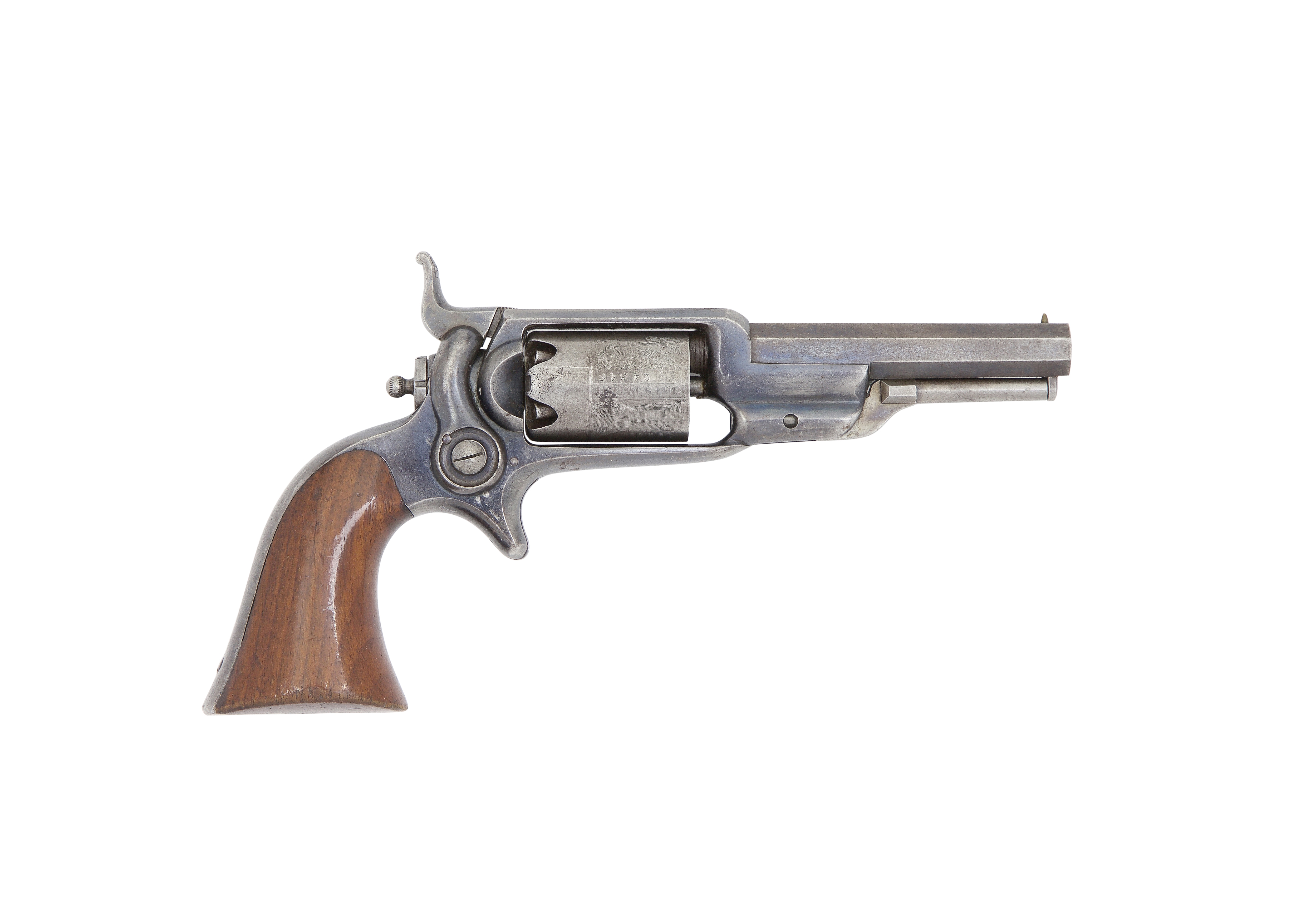 A Colt-Root 1855 Model (2) Percussion Side-Hammer Pocket Revolver