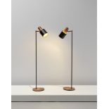 Jo Hammerborg Pair of 'Studio' standard lamps, model no. 7527, 1960s