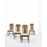 Attributed to David Blomberg Set of four dining chairs, model no. 6212, 1913-1914