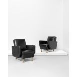 Alvar Aalto Pair of armchairs, for the Enso-Gutzeit Headquarters, Helsinki, designed 1959, produ...