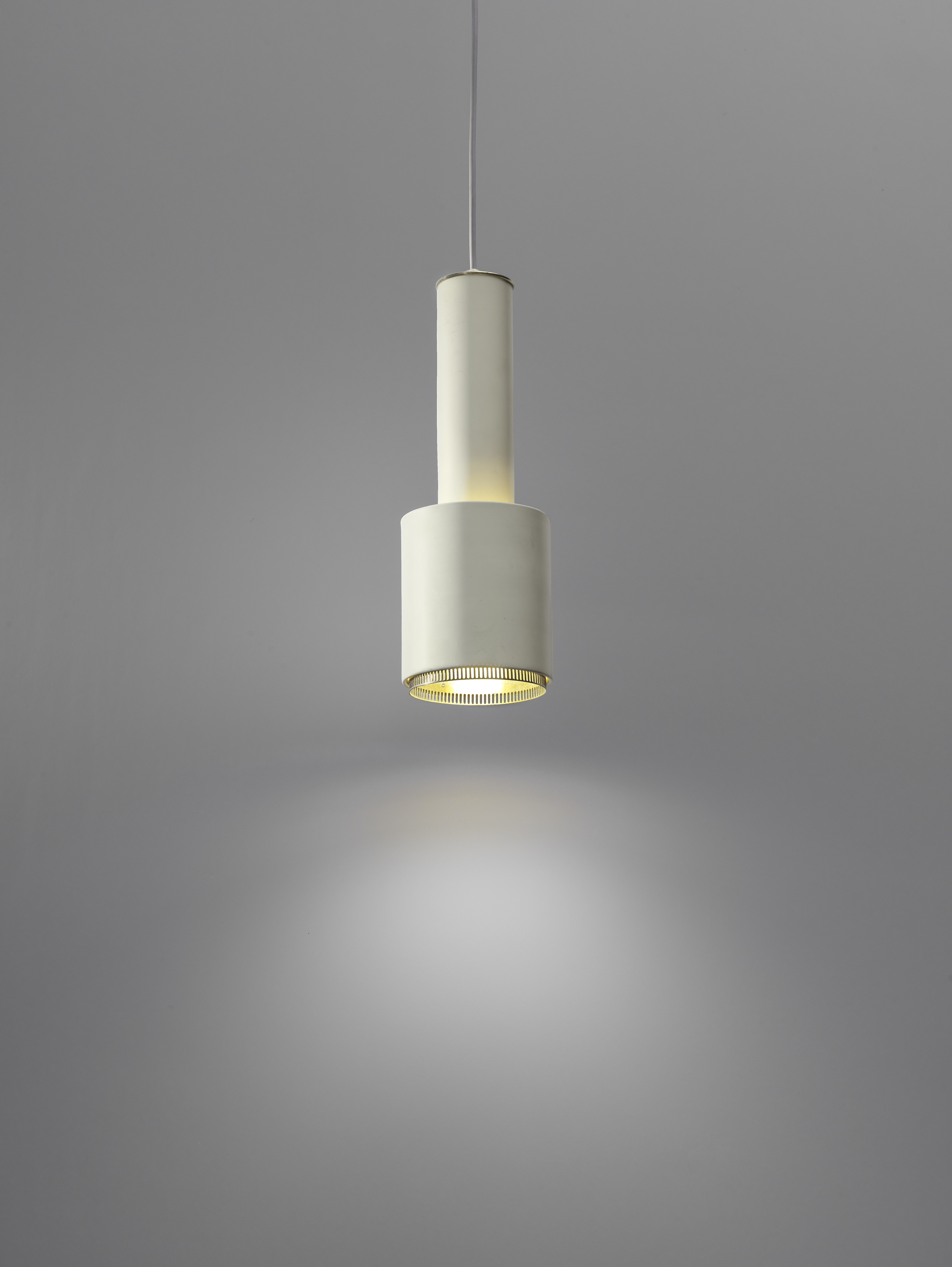 Alvar Aalto 'Hand Grenade' ceiling light, model no. A110, designed for the Finnish Engineers' As...