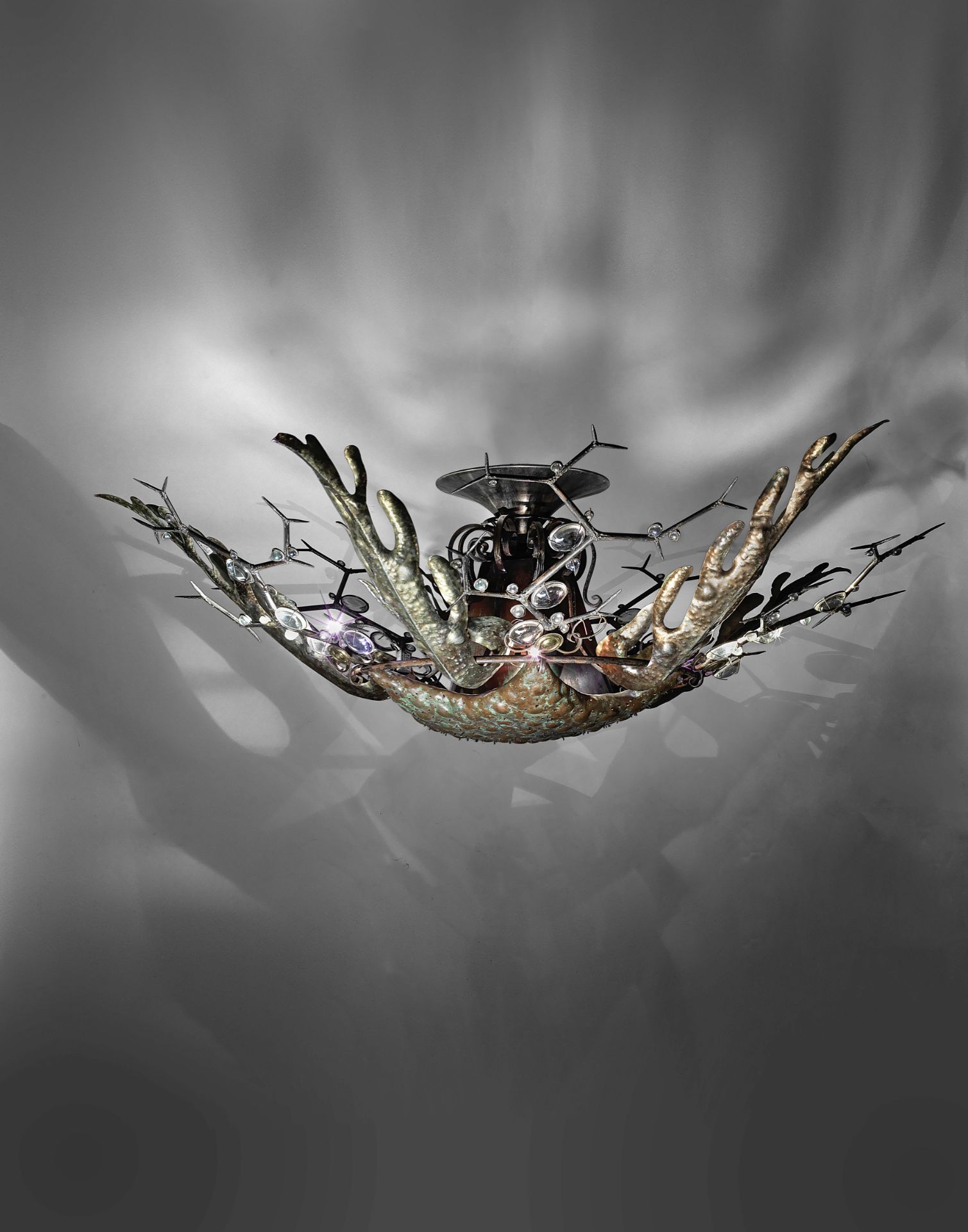 Mark Brazier-Jones Unique and monumental 'Starfish' chandelier, designed for the White Elephant R...