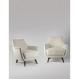 Gio Ponti Pair of armchairs, designed for the First-Class Ballroom of the 'Augustus' transatlant...