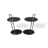 Eileen Gray Pair of occasional tables, designed 1927, produced 1990s