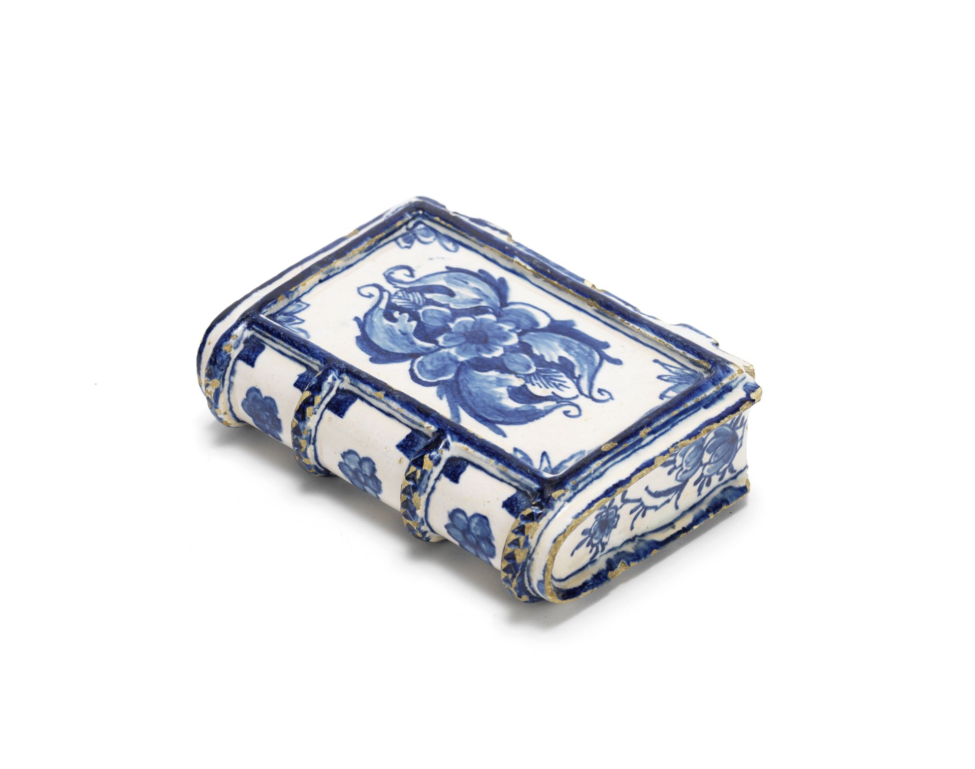 An English delftware hand warmer, circa 1680-1700