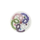 A Clichy garland millefiori paperweight, circa 1850