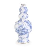 A Delftware bottle vase, Dutch or possibly English, circa 1670