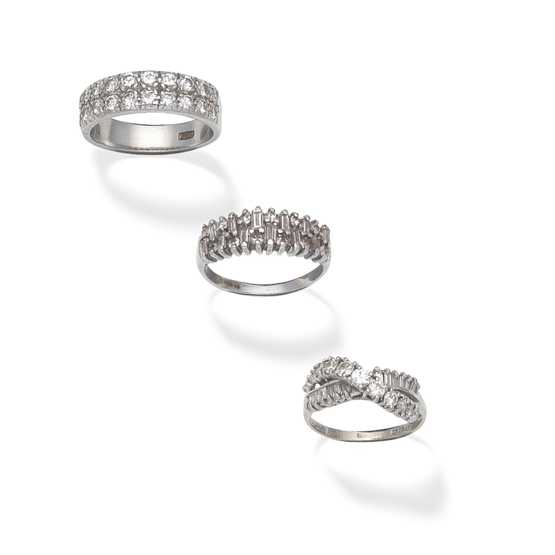 THREE DIAMOND RINGS (3)