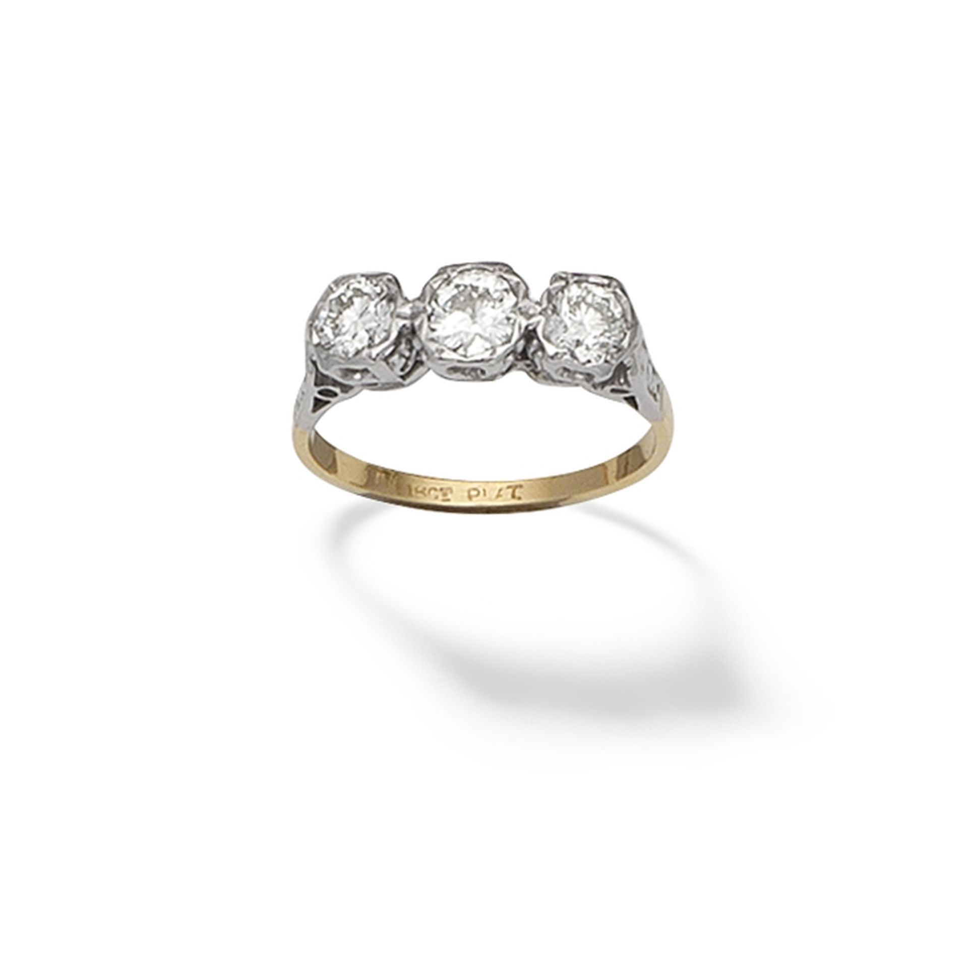 DIAMOND THREE-STONE RING