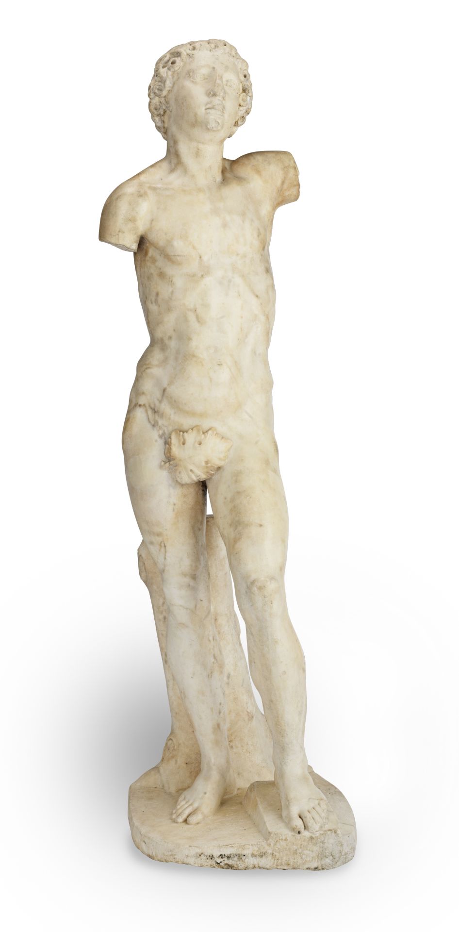 Circle of Bartolommeo Bandinelli (Italian, 1493-1560):A carved stone figure of 'Apollo killing a ...