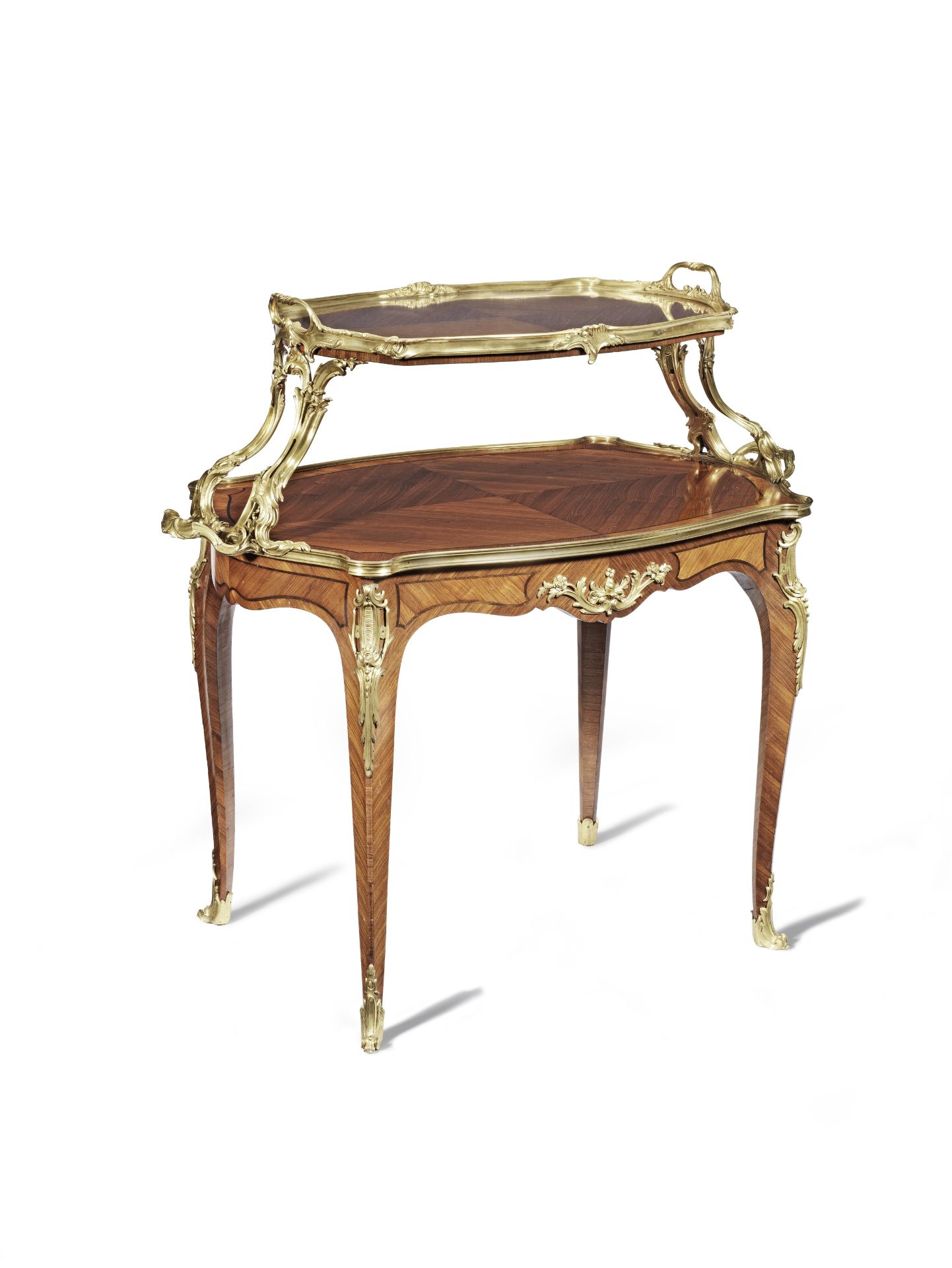 A French 19th century ormolu mounted kingwood table a the by Paul Sormani (1817-1877)