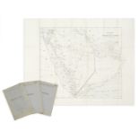 PERSIAN GULF AND ARABIA Persian Gulf, large colour-printed map of 'Persian Gulf and Adjacent Coun...