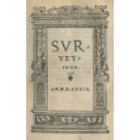 FITZHERBERT (JOHN)] Surveyinge, [Thomas Berthelet], 1539