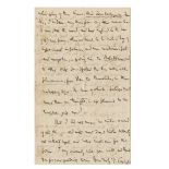 CARLYLE (THOMAS) Three autograph letters signed ('T. Carlyle') to an unnamed recipient [Peter Bay...