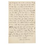 BROWNING (ROBERT) Autograph letter signed ('Robert Browning') to Peter Bayne ('Dear Sir'), expres...