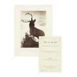 CREALOCK (HENRY HOPE) 'Among the Red Deer:' Sketches from Nature in the Forest, 2 vol. (text and ...