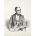 DARWIN, FARADAY & KELVIN MAGUIRE (THOMAS HERBERT) Lithographed portraits with facsimile signature...