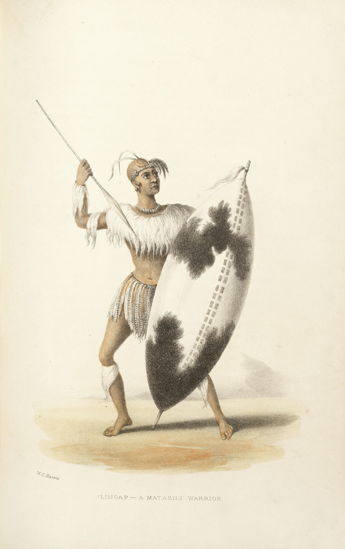 SOUTH AFRICA HARRIS (WILLIAM CORNWALLIS) Wild Sports of Southern Africa.. From the Cape of Good H...