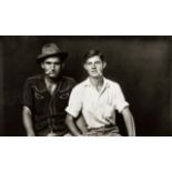 Mike Disfarmer (American, 1884-1959) Two Pals with Cigarettes (sheet 27 x 35cm (10 3/4 x 13 3/4i...