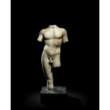 A Roman marble male torso