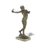 Sir William Reid Dick (British, 1878-1961) A bronze figure of 'The Catapult' or 'Slingshot Boy', ...