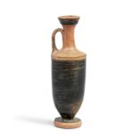 An Attic black-glazed lekythos