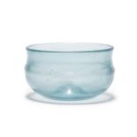 A Roman pale blue glass bowl
