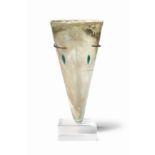 A late Roman glass lamp or cup