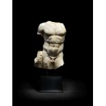 A Roman marble torso of Hercules