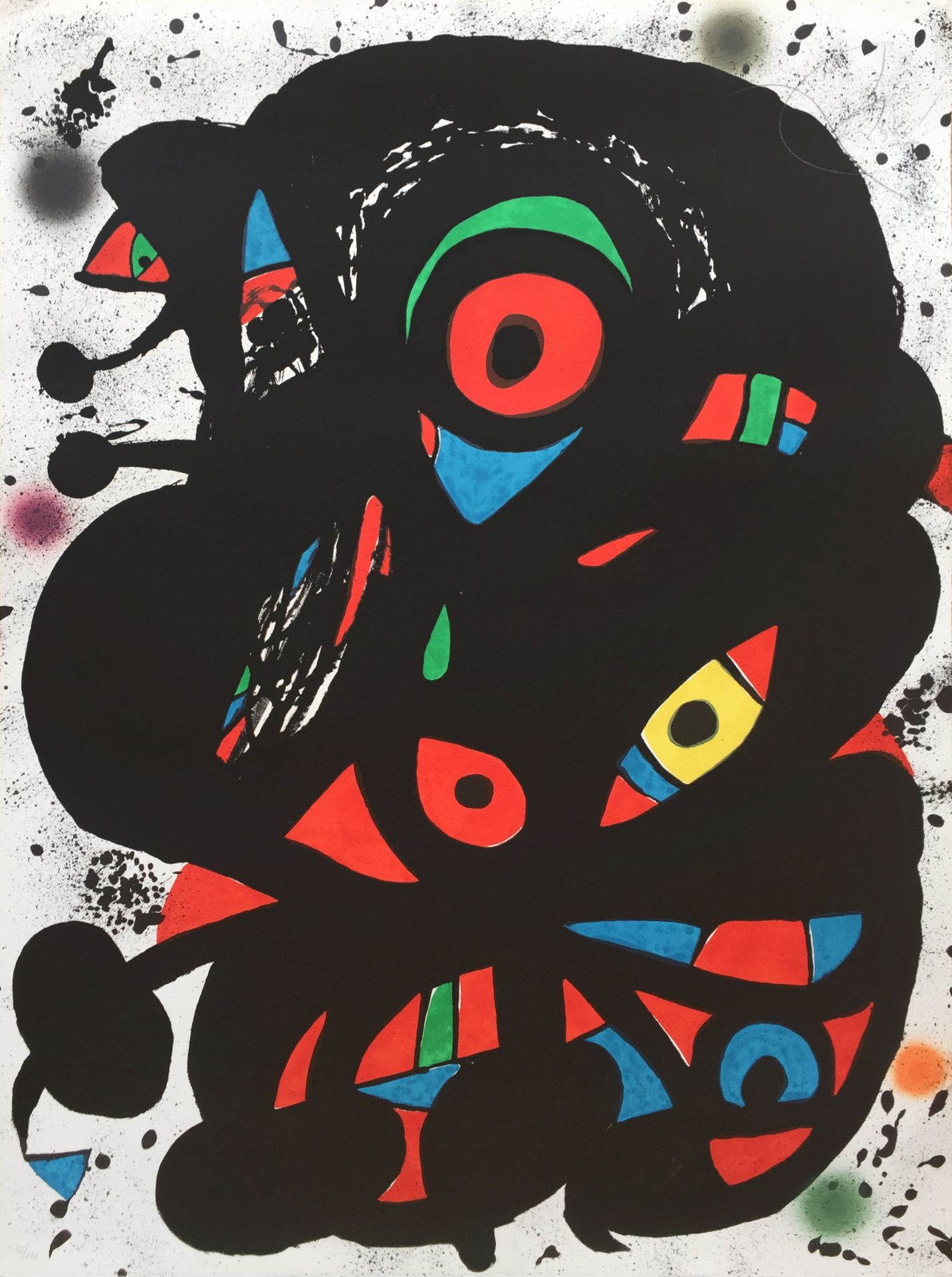 Joan Mir&#243; (1893-1983) Strindberg Mappen Lithograph in colours, 1976, on wove paper, signed ...