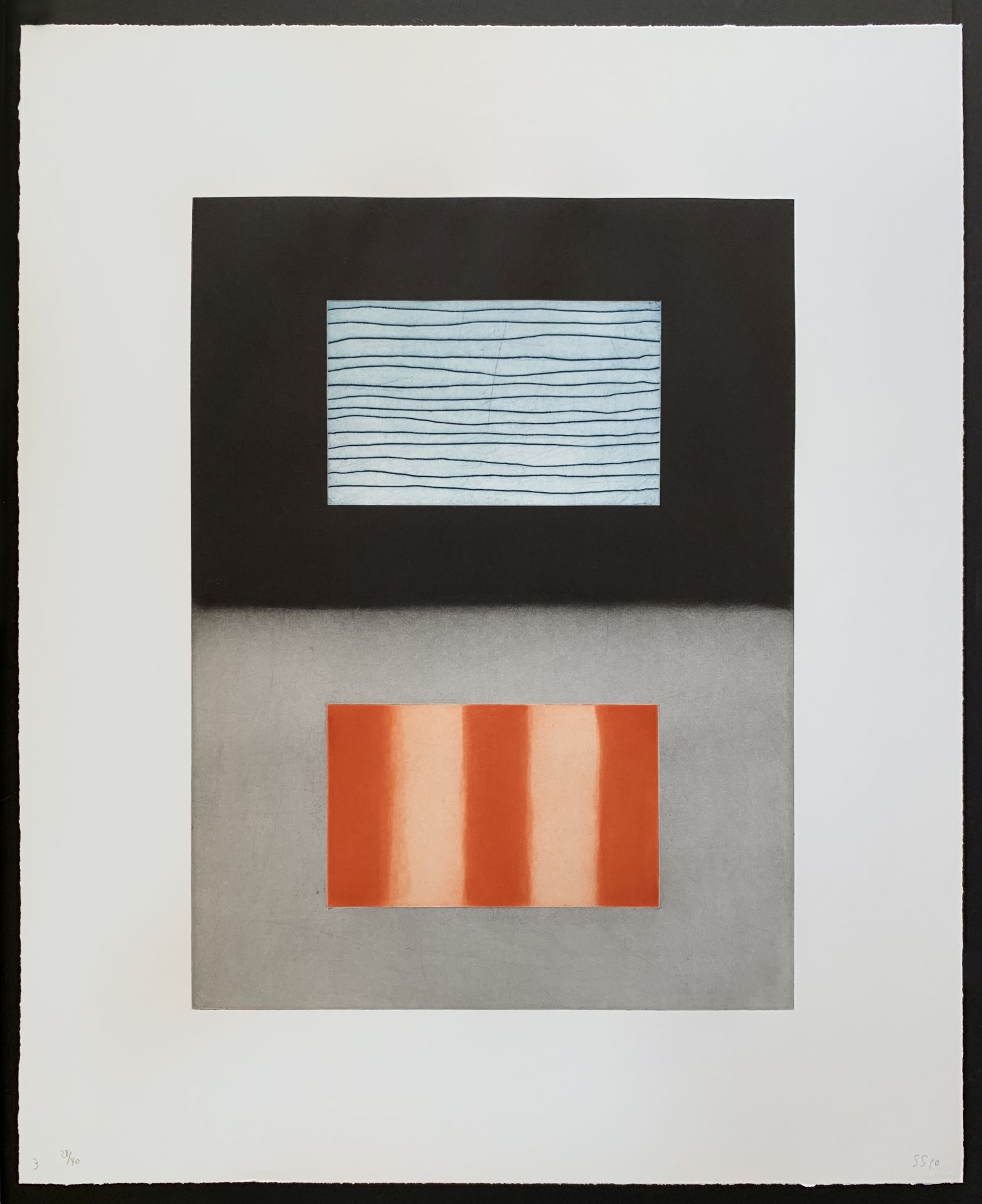 Sean Scully (born 1946) Liliane #3 Sugarlift, spitbite and hard ground etching, 2010, on wove pap...