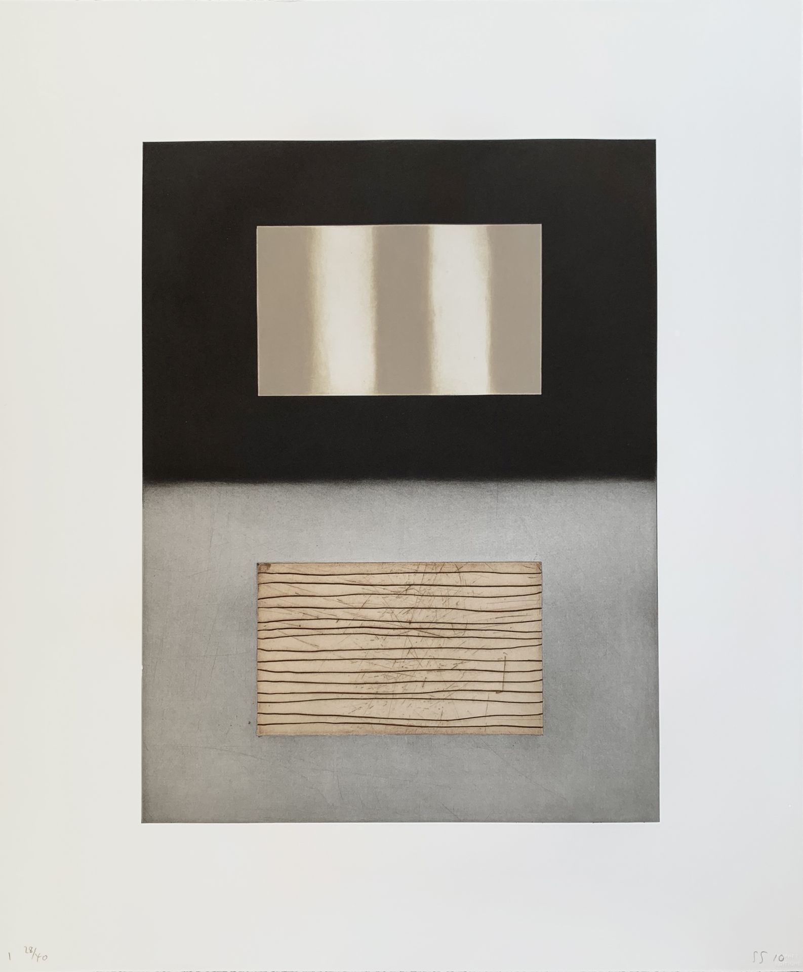 Sean Scully (born 1946) Liliane #1 Sugarlift, spitbite and hard ground etching, 2010, on wove pap...