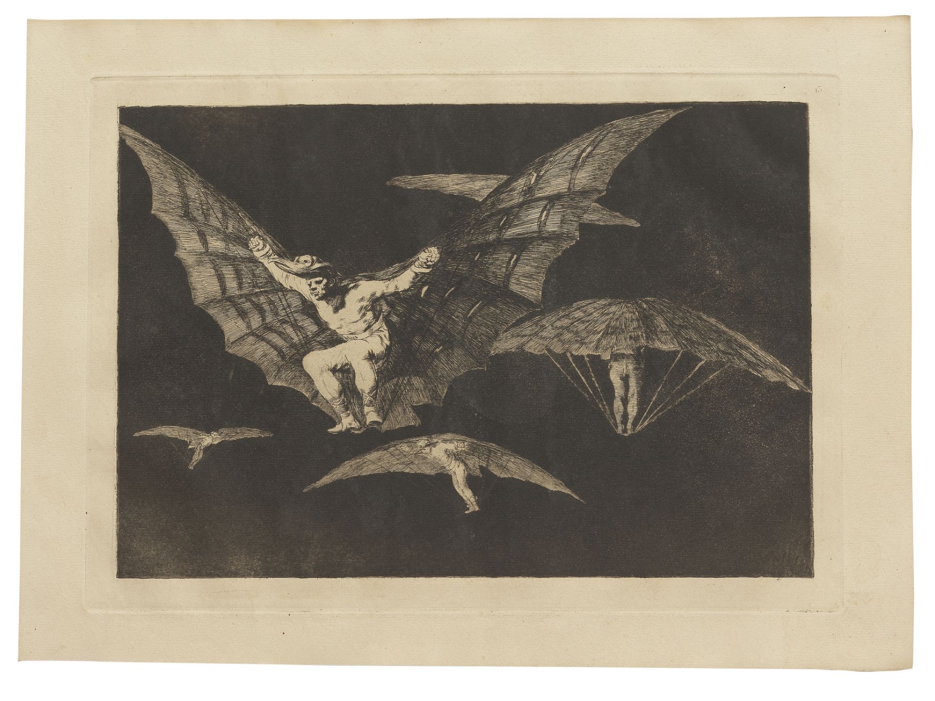 Francisco Jos&#233; de Goya y Lucientes (1746-1828) Los Proverbios The complete set of 18 etching...