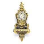 A good late 18th century French tortoiseshell and Boulle work clock with original bracket Seugnot...