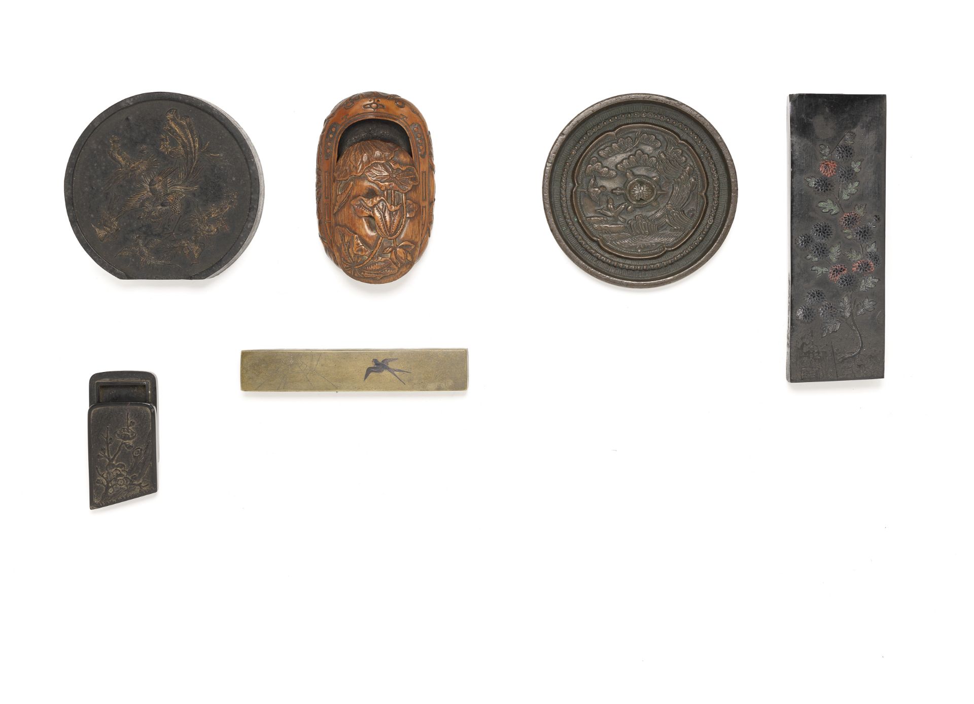 A miscelleanous group of scholar's objects 16th to 19th century (8)