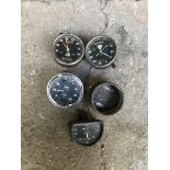 A selection of Smiths speedometers