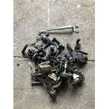 A quantity of mostly Sturmey Archer gear change components