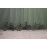 Three Gent's bicycles,