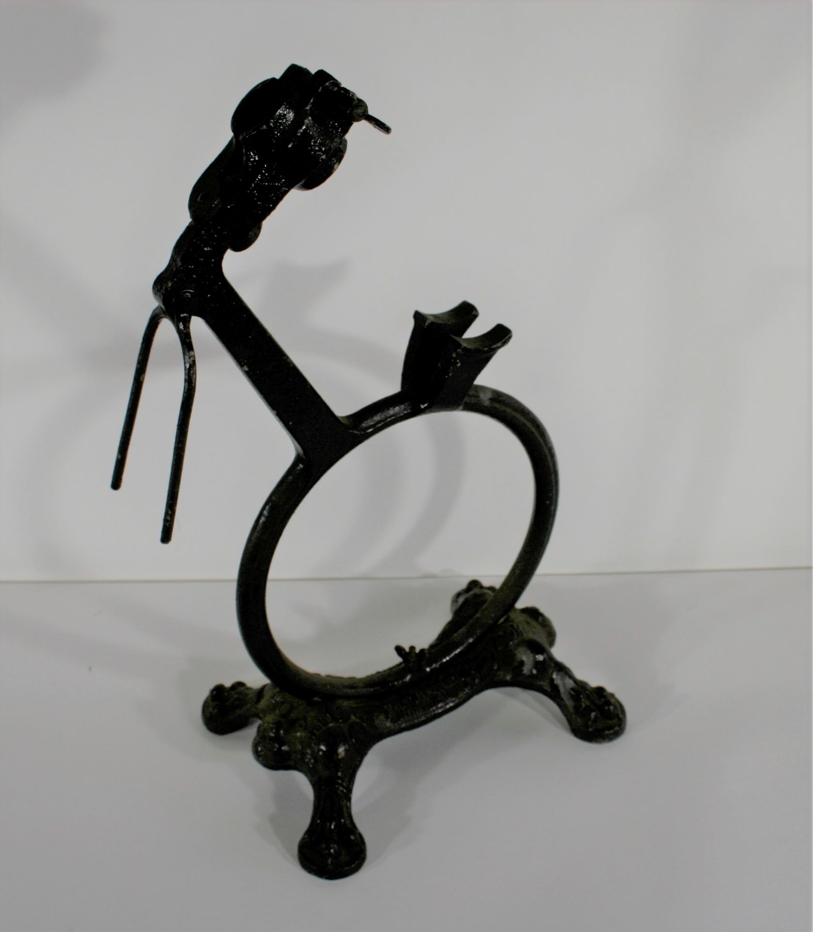 A cast iron 'The Wilbro, Norwich' bicycle stand,