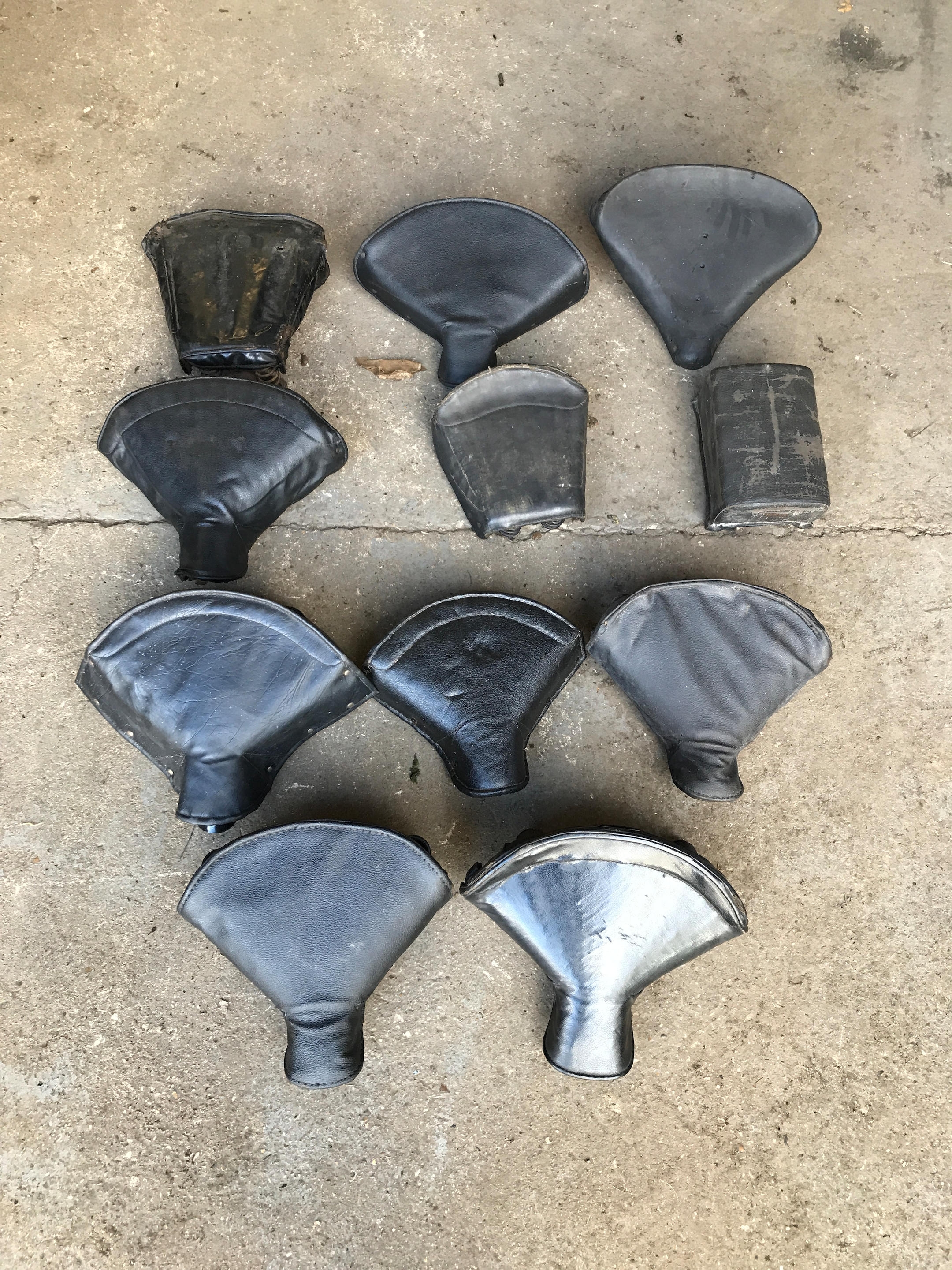 A quantity of saddles