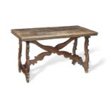 A 19th Century walnut and cedar tableProbably Austrian