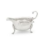 A George III silver sauce boat Mark of Samuel Massey, London, c. 1770