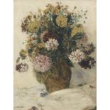 Jean Fran&#231;ois Raffa&#235;lli (French, 1850-1924) Mixed flowers in a vase